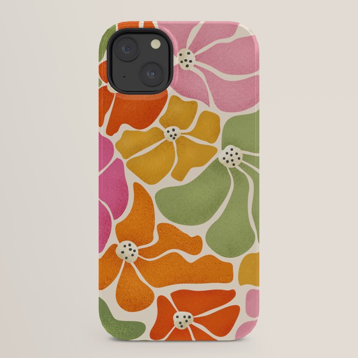 70's Florals iPhone Case