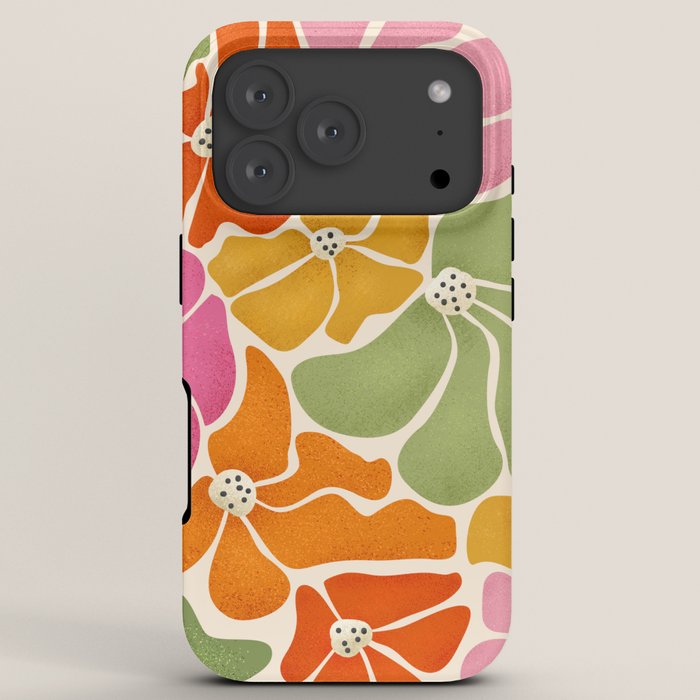 70's Florals iPhone Case