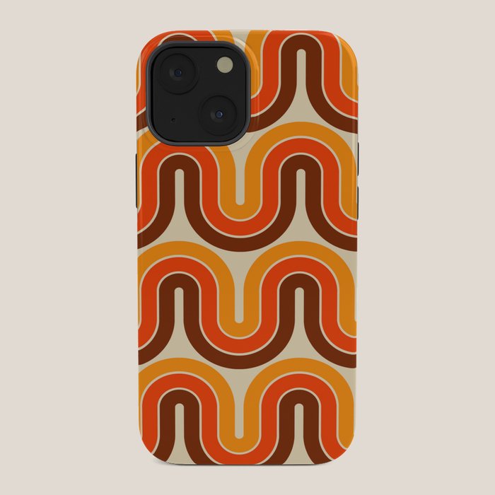 70s Retro Vintage Style 821 Autumn iPhone Case