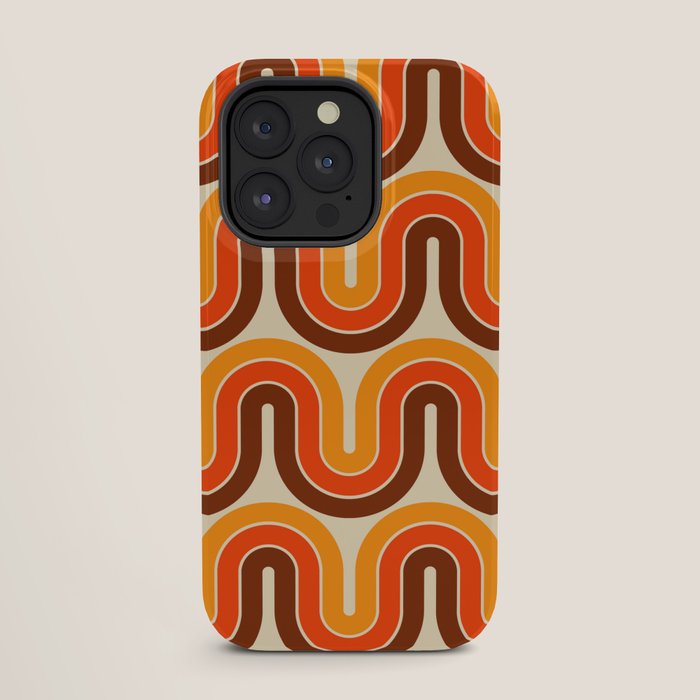 70s Retro Vintage Style 821 Autumn iPhone Case