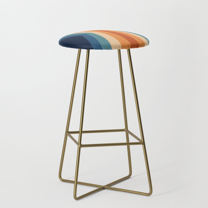 70's Retro Reflection Stool