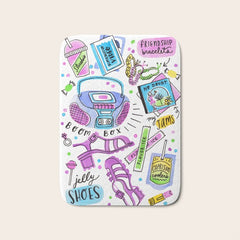 90s Summer  Bath Mat