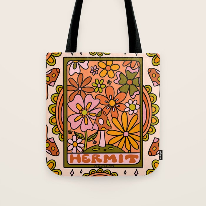 9. Hermit Mushroom Tote Bag