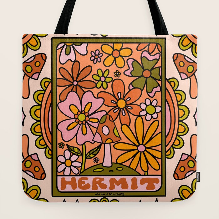 9. Hermit Mushroom Tote Bag