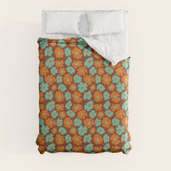 70's Retro print Duvet Cover