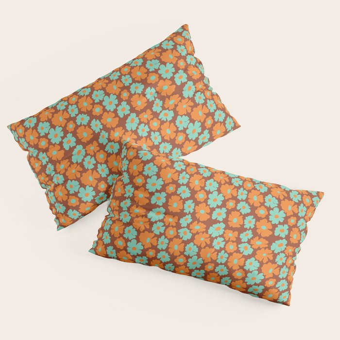 70's Retro print Pillow Sham
