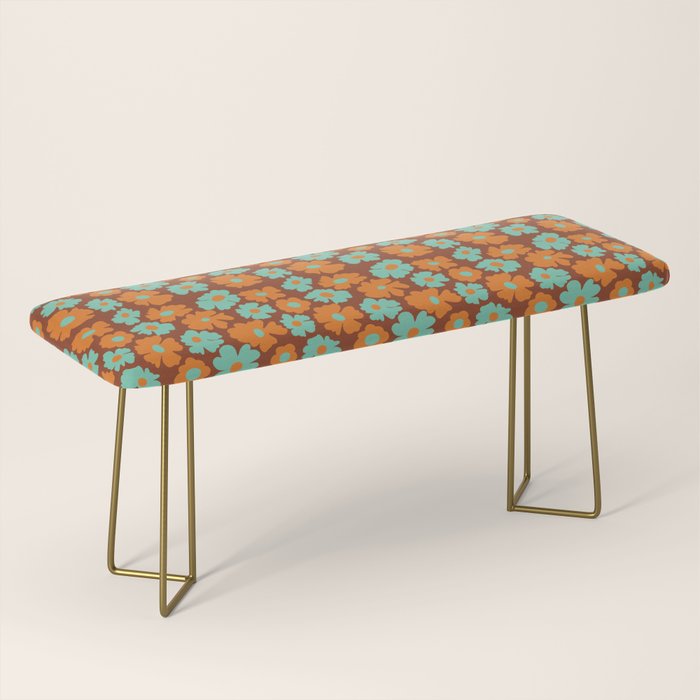 70's Retro print Bench