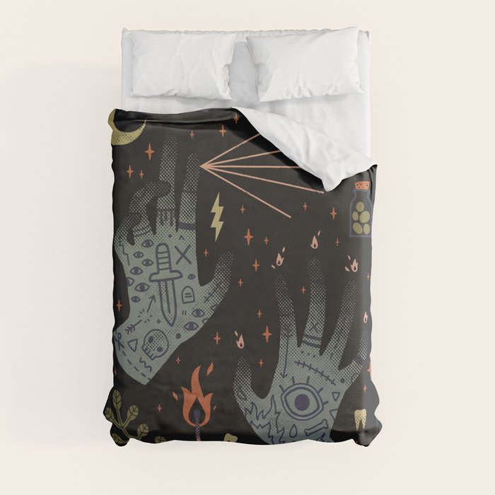 A Curse Upon You! Duvet Cover