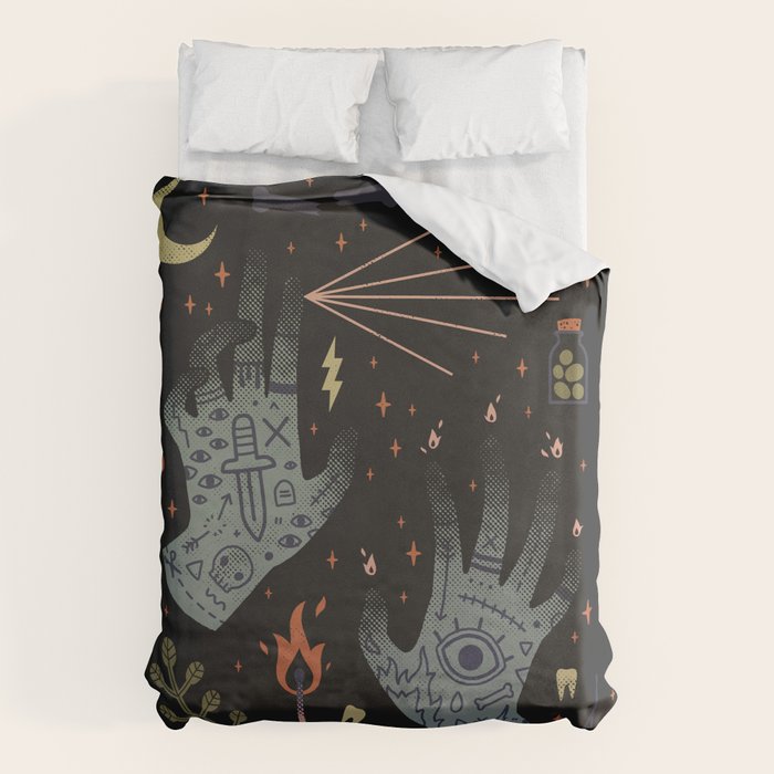 A Curse Upon You! Duvet Cover