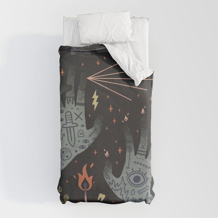A Curse Upon You! Duvet Cover
