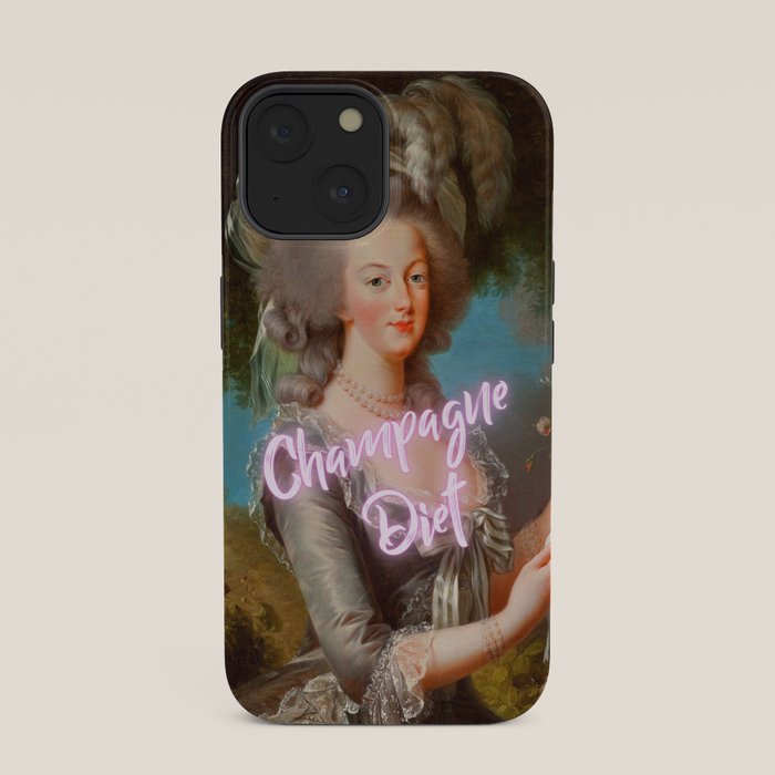 Champagne Diet' Marie Antoinette  iPhone Case