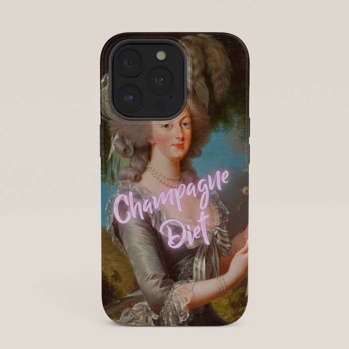 Champagne Diet' Marie Antoinette  iPhone Case