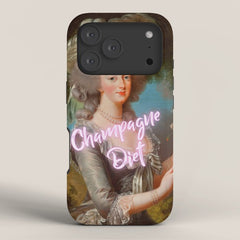 Champagne Diet' Marie Antoinette  iPhone Case