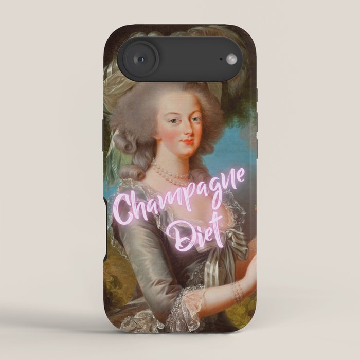 Champagne Diet' Marie Antoinette  iPhone Case