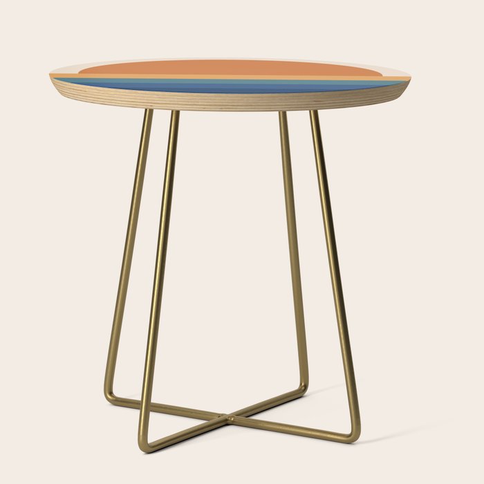 70's Retro Sunset Side Table