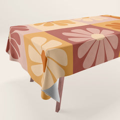 70's Daisy Bloom  Tablecloth