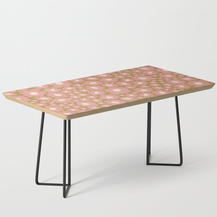 70������������������s Retro Floral  Coffee Table