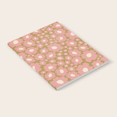 70������������������s Retro Floral  Notebook