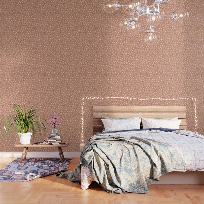 70������������������s Retro Floral  Wallpaper
