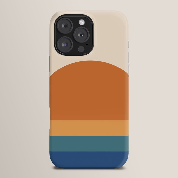70's Retro Sunset iPhone Case