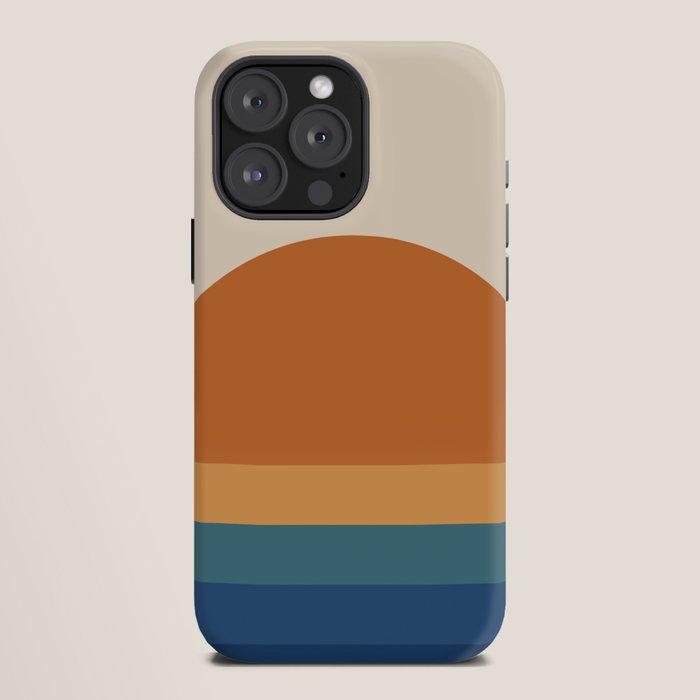 70's Retro Sunset iPhone Case