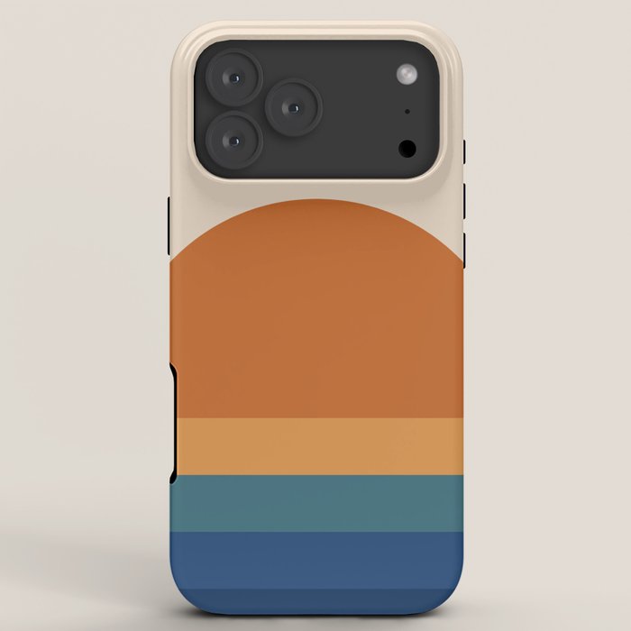 70's Retro Sunset iPhone Case
