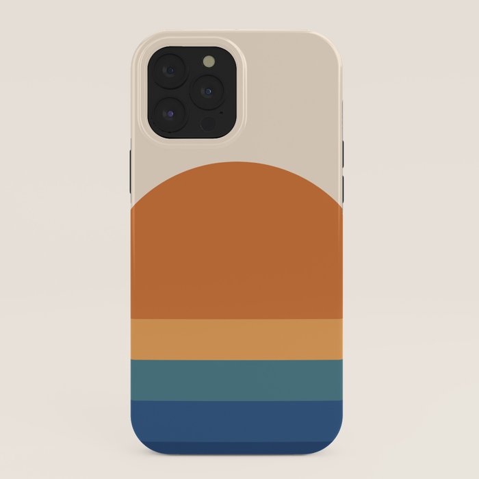 70's Retro Sunset iPhone Case