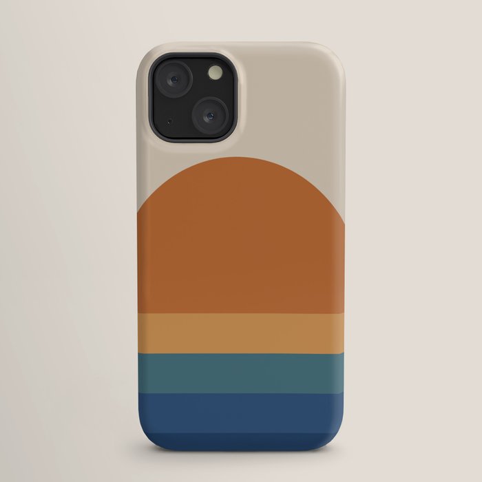 70's Retro Sunset iPhone Case
