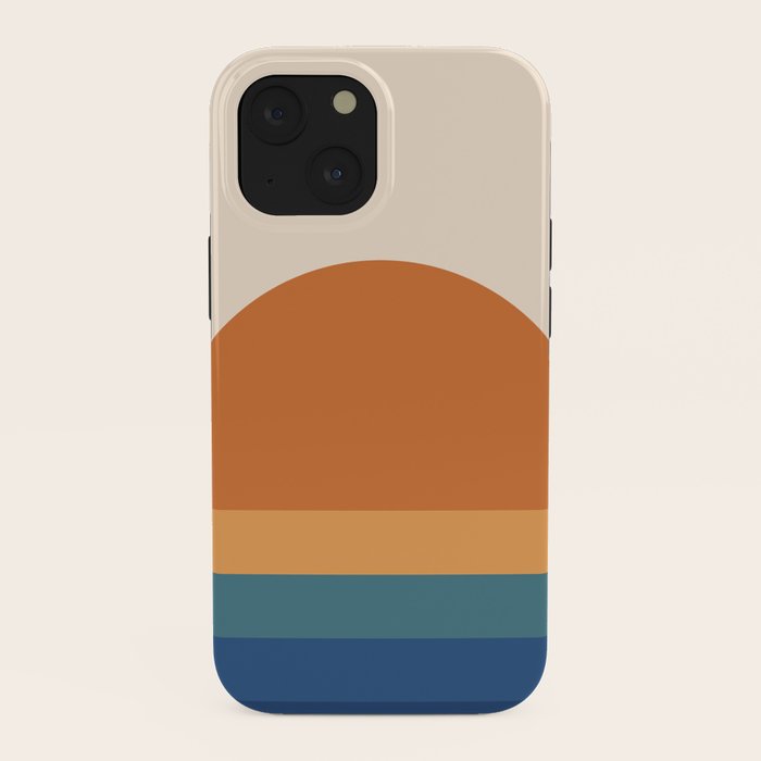 70's Retro Sunset iPhone Case