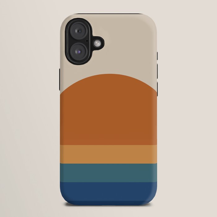 70's Retro Sunset iPhone Case