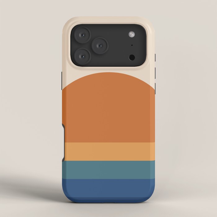 70's Retro Sunset iPhone Case