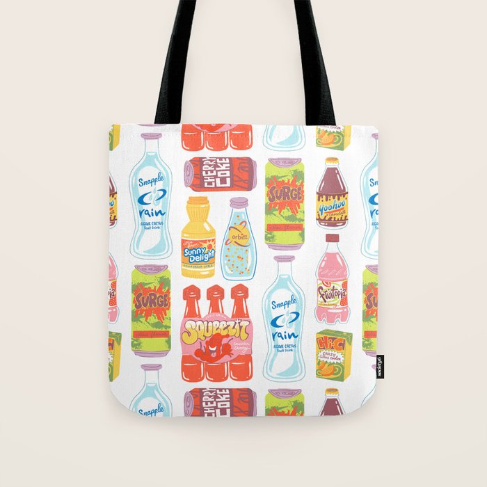 90s Drinks Tote Bag