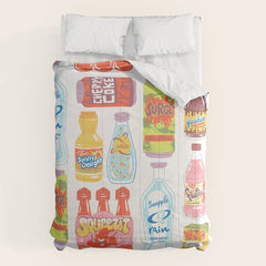 90s Drinks Comforter