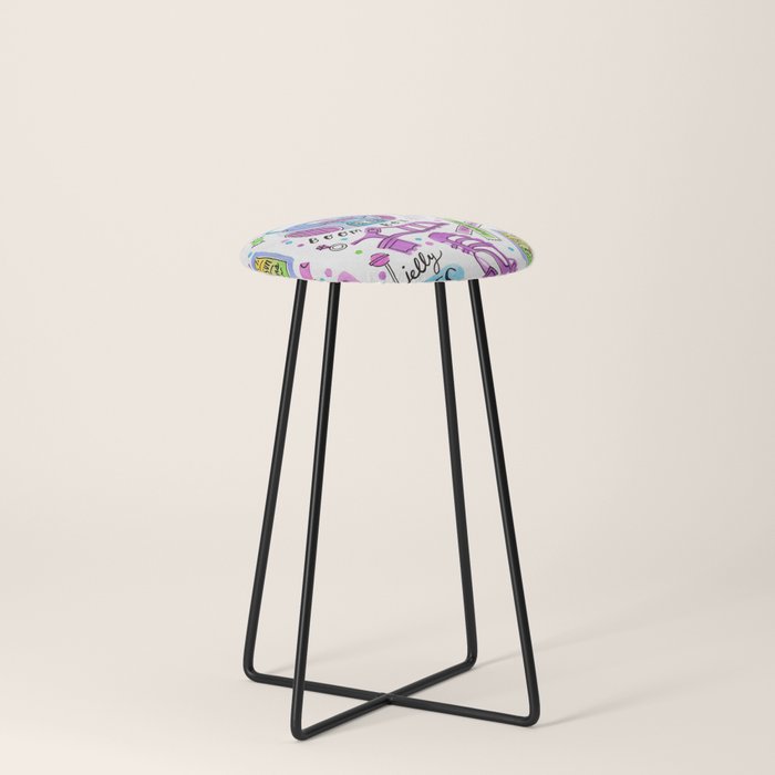 90s Summer  Stool