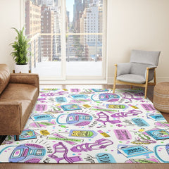 90s Summer  Rug