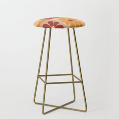 70's Daisy Bloom  Stool
