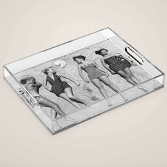 4 Girls Sunbathing Acrylic Tray