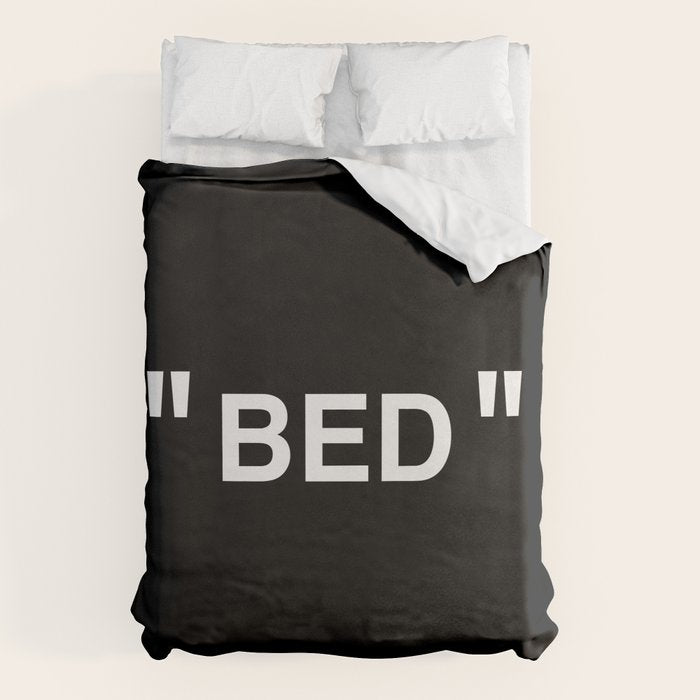 " Art " (Negative) Duvet Cover