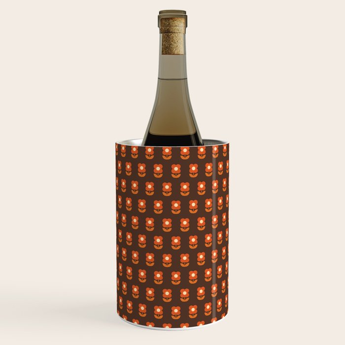 70s Flower Pattern #1 Wine Chiller