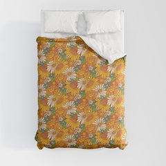 70s Retro Floral Comforter