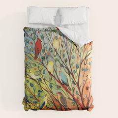 27 Birds Duvet Cover