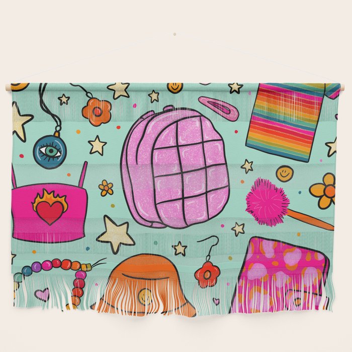 90's Things Print Wall Hanging