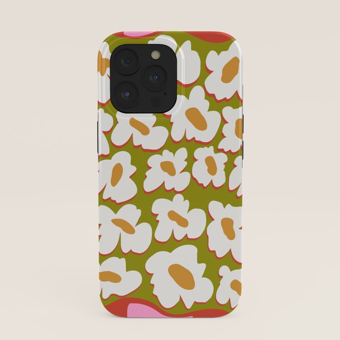 70's retro Bloom iPhone Case