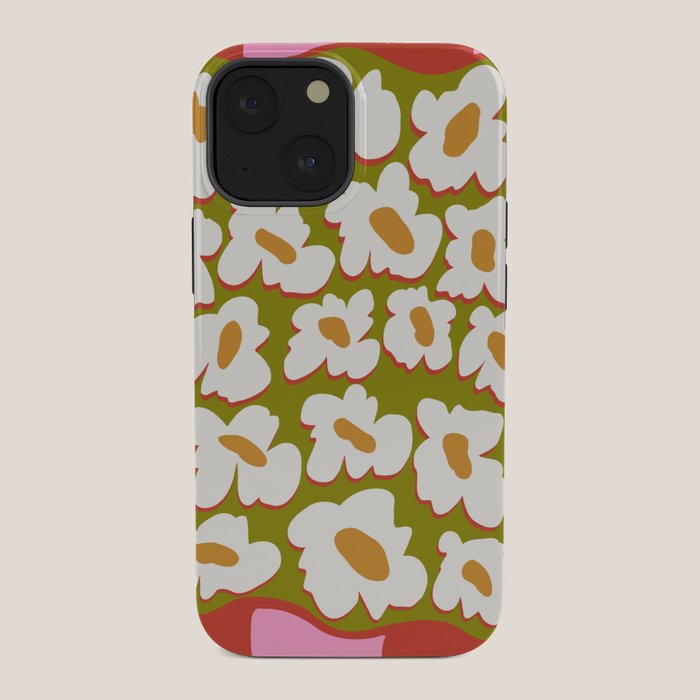 70's retro Bloom iPhone Case