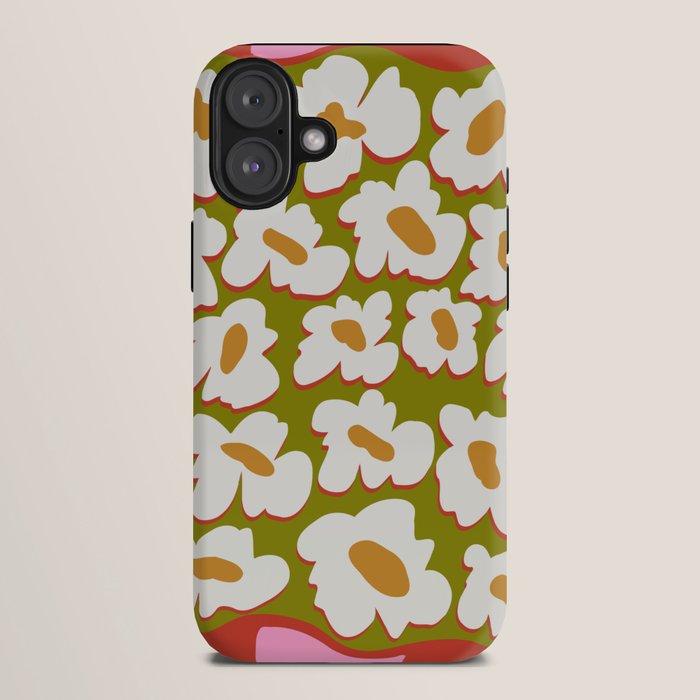 70's retro Bloom iPhone Case