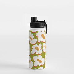 70's retro Bloom Water Bottle