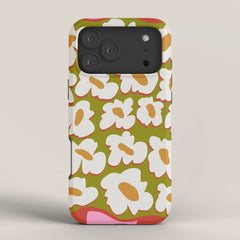 70's retro Bloom iPhone Case