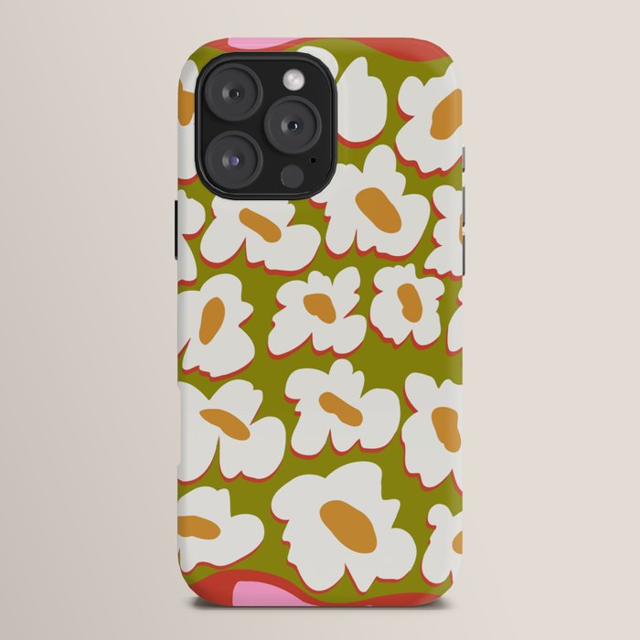 70's retro Bloom iPhone Case