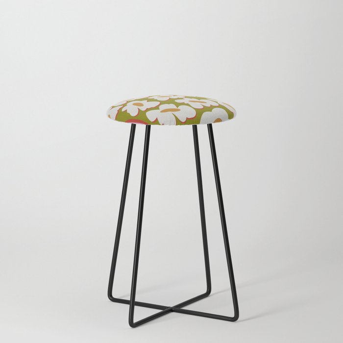 70's retro Bloom Stool