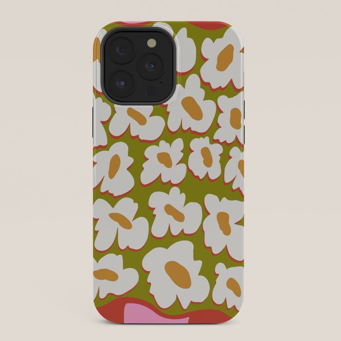 70's retro Bloom iPhone Case